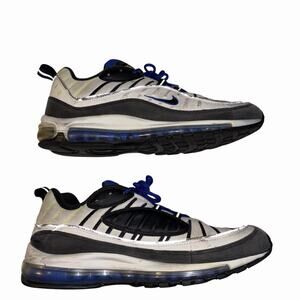 Nike Air Max 98 OG Gundam Mens Size 13 Blue White Volt 640744-103 Sneakers